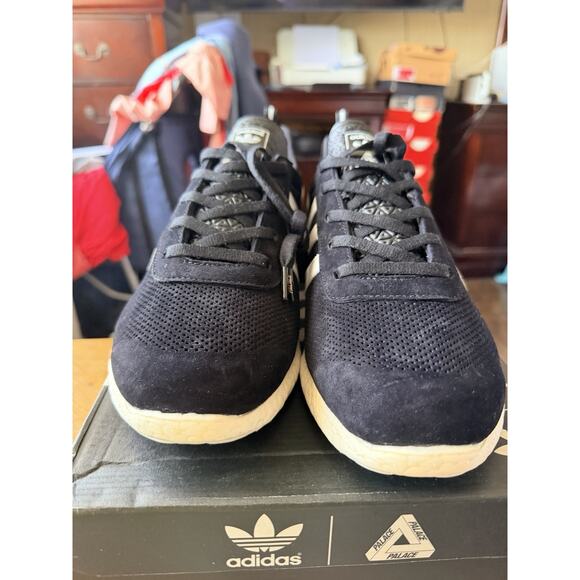 adidas Palace Pro Boost Black White Gold Size 11.5 - Picture 3 of 10